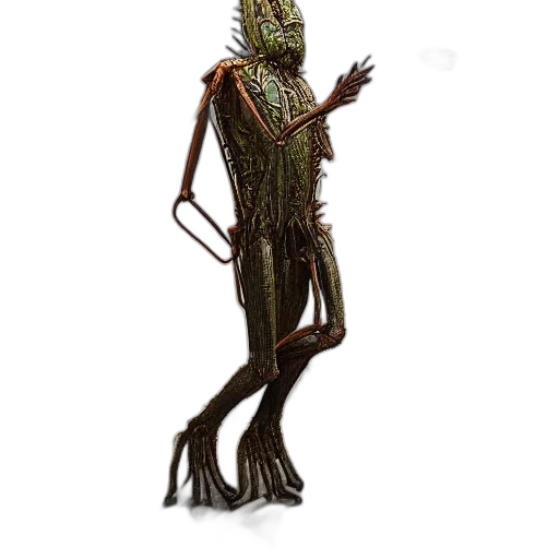 creature, staff, animal, robot transparent PNG cut-out