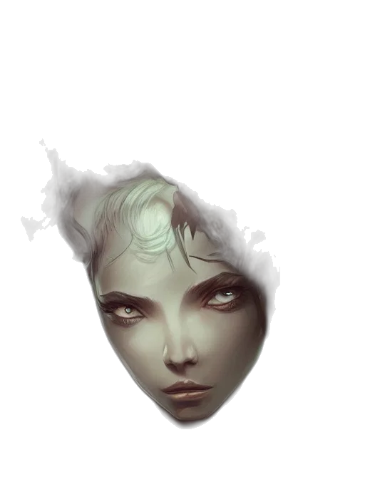 face, mask, crown, creature, fantasy art, concept art, photorealistic, cyberpunk transparent PNG cut-out