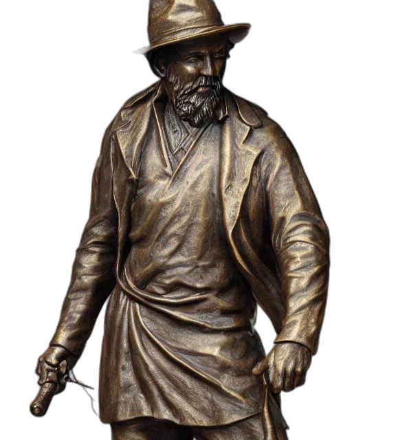 staff, hat, photorealistic, concept art, 3d render, oil painting, photo, medium transparent PNG cut-out