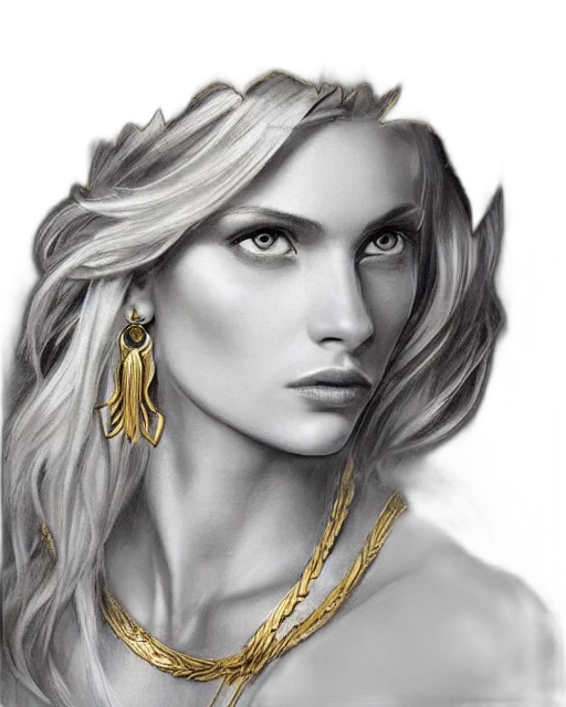 jewelry, face, crown, fantasy art transparent PNG cut-out