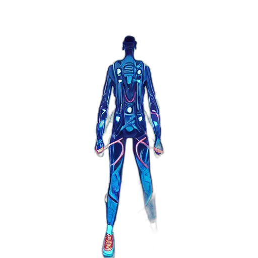 jacket, robot, dress, creature transparent PNG cut-out