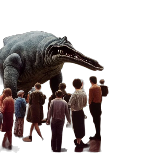 creature, animal, concept art, 3d render, wide, shot, photo, museum transparent PNG cut-out