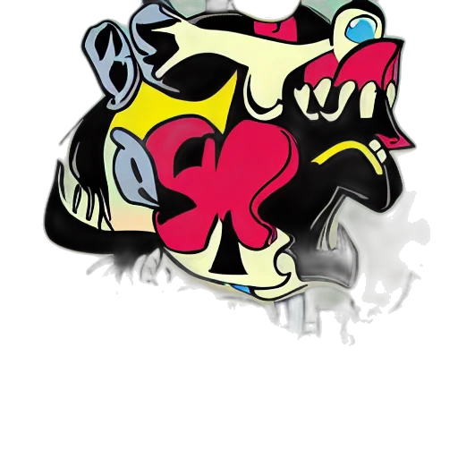 mask, crown, face, jewelry, cartoon, concept art, 3d render, fantasy art transparent PNG cut-out