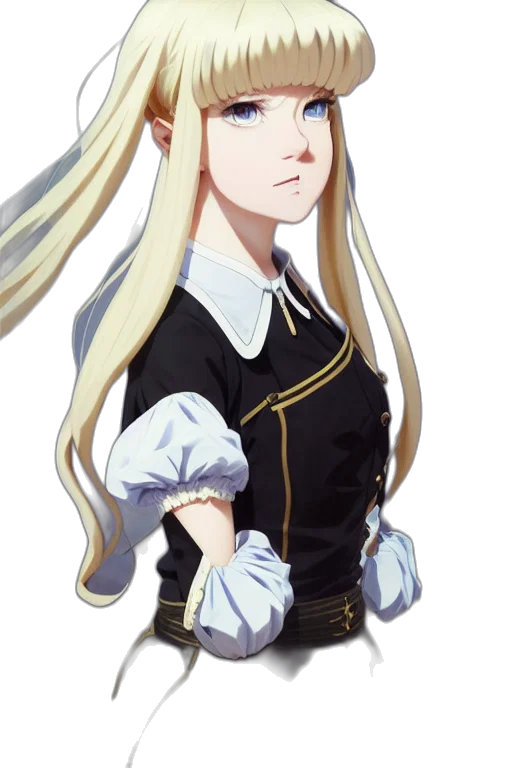 staff, dress, crown, face transparent PNG cut-out