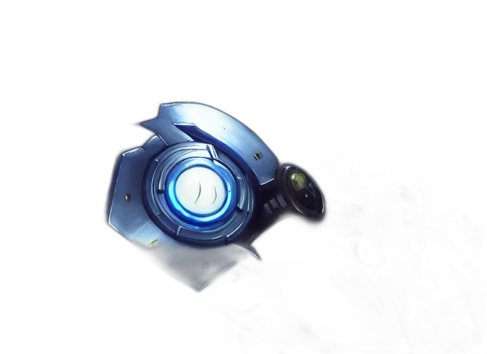 weapon, robot, mask, staff, concept art, 3d render, fantasy art, photorealistic transparent PNG cut-out