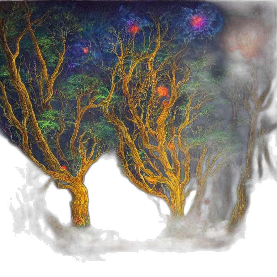 tree, crown, creature, animal transparent PNG cut-out