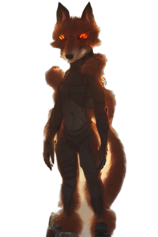 creature, animal, jacket, staff transparent PNG cut-out