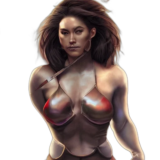 face, fantasy art, concept art, photorealistic transparent PNG cut-out