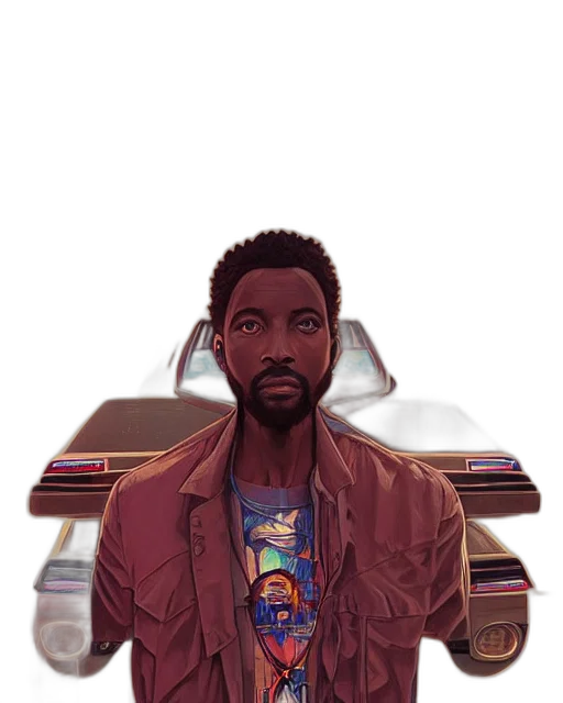 jacket, car, robot, face transparent PNG cut-out