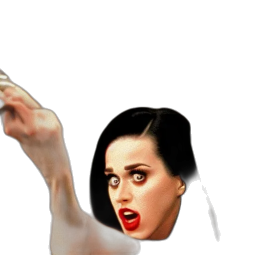 katy, perry, american, psycho transparent PNG cut-out