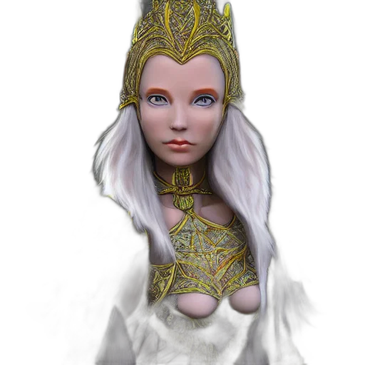 crown, jewelry, mask, staff, fantasy art, 3d render, concept art, photorealistic transparent PNG cut-out