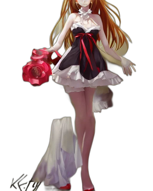dress, staff, weapon, concept art transparent PNG cut-out