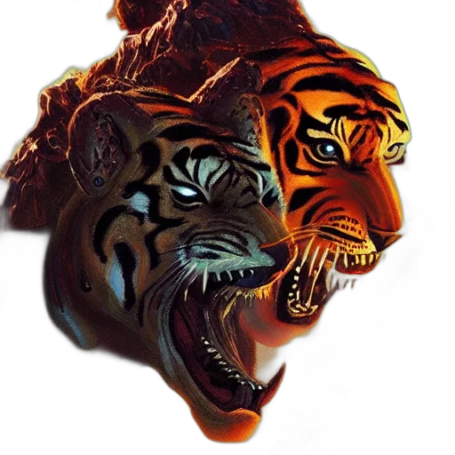 mask, crown, animal, face, 3d render, photorealistic, concept art, fantasy art transparent PNG cut-out