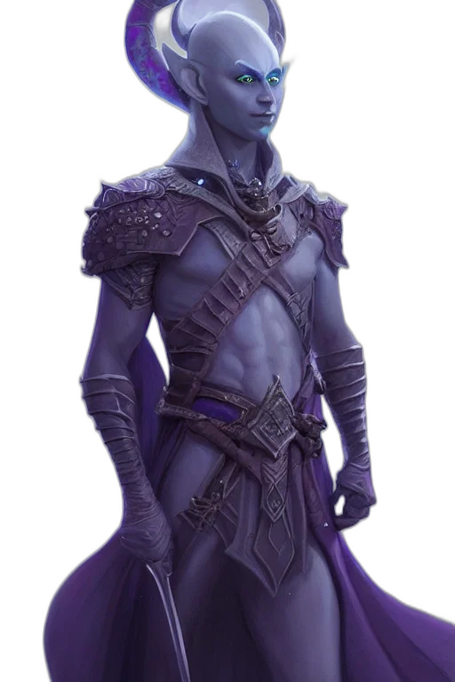 staff, mask, concept art, fantasy art, 3d render, comic book art, blue, dark transparent PNG cut-out