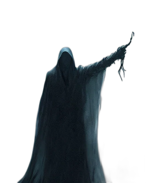 staff, creature, dress, mask, concept art, fantasy art, 3d render, comic book art transparent PNG cut-out