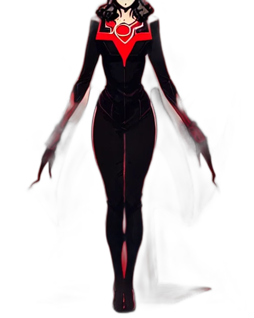 dress, creature, mask, staff transparent PNG cut-out