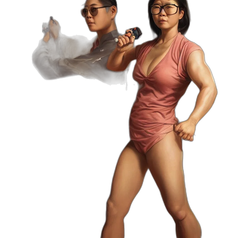 dress, staff, weapon, concept art transparent PNG cut-out