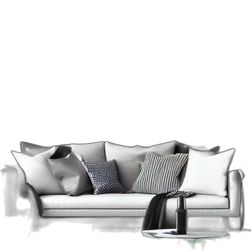 furniture, 3d render, photorealistic, concept art transparent PNG cut-out