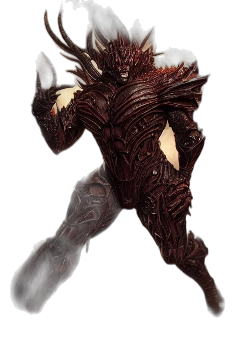 creature, staff, dragon, mask transparent PNG cut-out