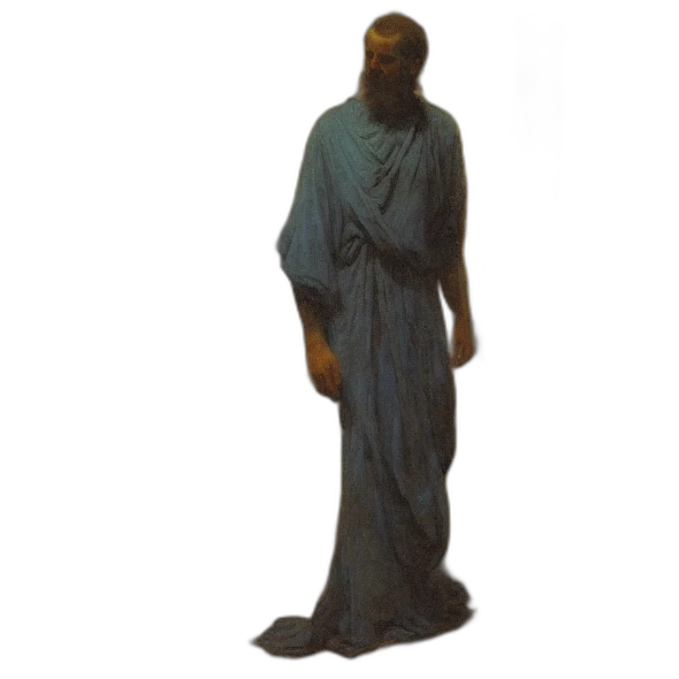 staff, dress, sword, creature, 3d render, concept art, photorealistic, thus transparent PNG cut-out