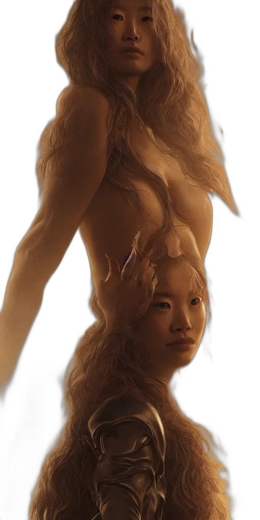 creature, hair, face, dragon transparent PNG cut-out