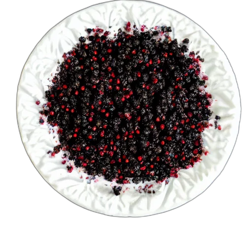 food, crown, jewelry, flower, 3d render, photorealistic, red, dark transparent PNG cut-out