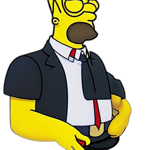 staff, cartoon, concept art, homer transparent PNG cut-out