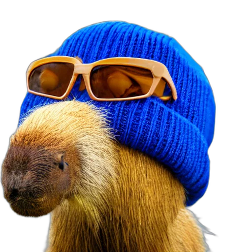hat, animal, photorealistic, photograph transparent PNG cut-out