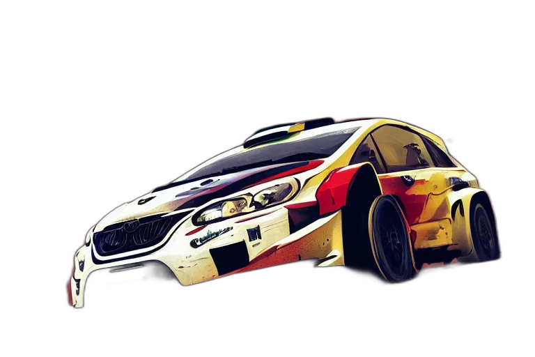 car, concept art, fantasy art, 3d render transparent PNG cut-out