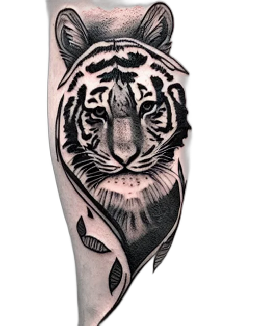 jewelry, animal, photorealistic, fantasy art, concept art, pencil sketch, monochrome, tattoo transparent PNG cut-out
