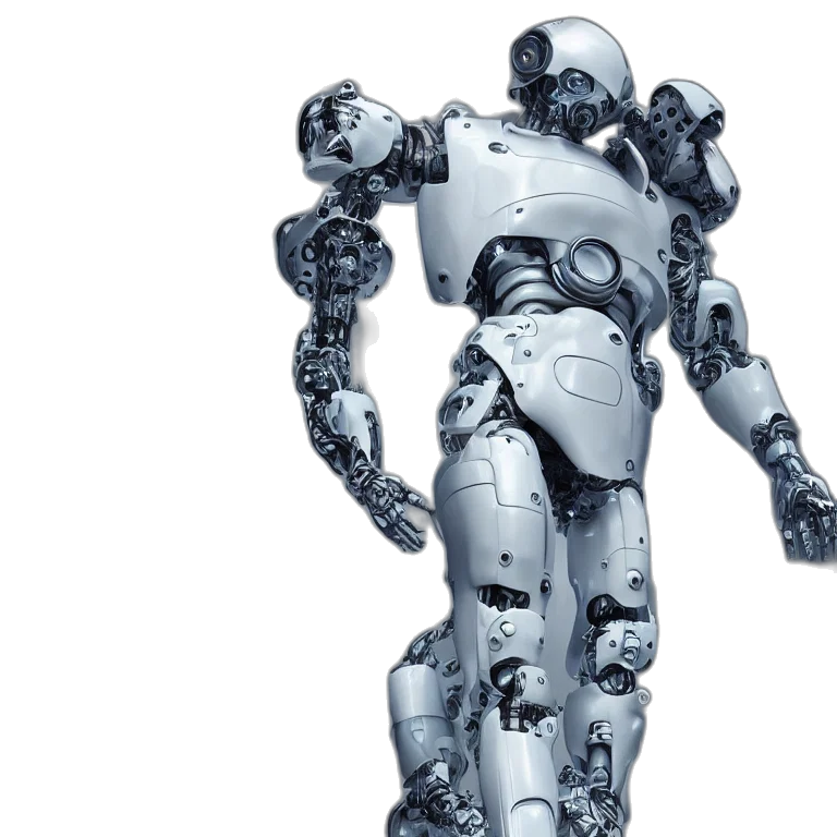 robot, concept art, 3d render, cyberpunk, octane, render, ultra, photorealistic transparent PNG cut-out