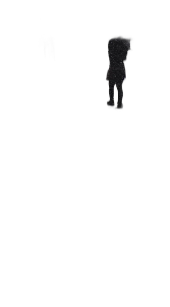 staff, robot, umbrella, jacket, pixel art, concept art, 3d render, photorealistic transparent PNG cut-out