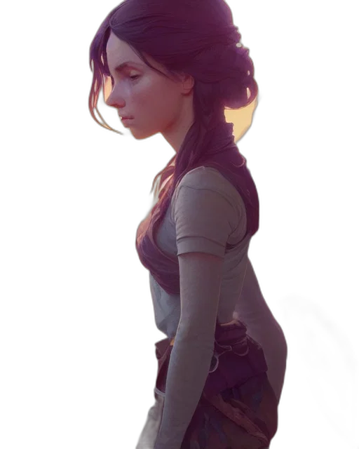 dress, staff, face, weapon, concept art, fantasy art, comic book art, photorealistic transparent PNG cut-out