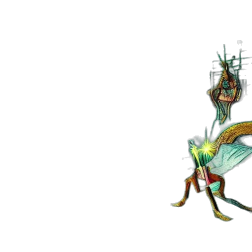 dragon, creature, animal, robot, concept art, 3d render, fantasy art, pixel art transparent PNG cut-out