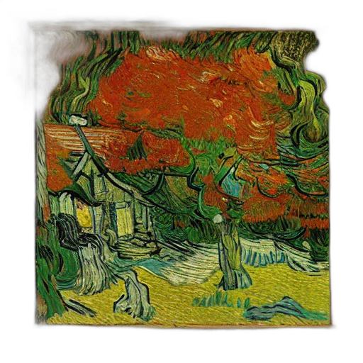 tree, concept art, oil painting, fantasy art, watercolor, forest, rain, night transparent PNG cut-out