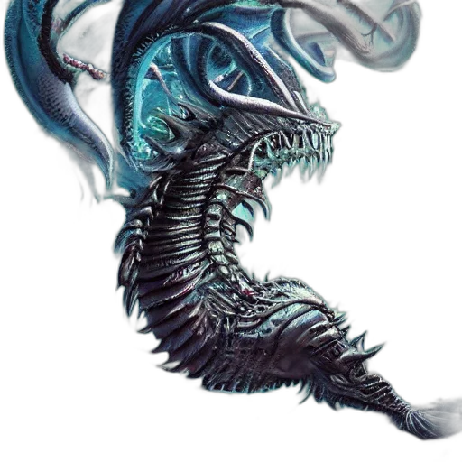 dragon, creature, animal, staff transparent PNG cut-out