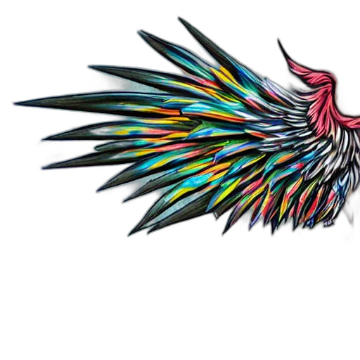 jewelry, crown, animal, hair, 3d render, concept art, fantasy art, watercolor transparent PNG cut-out