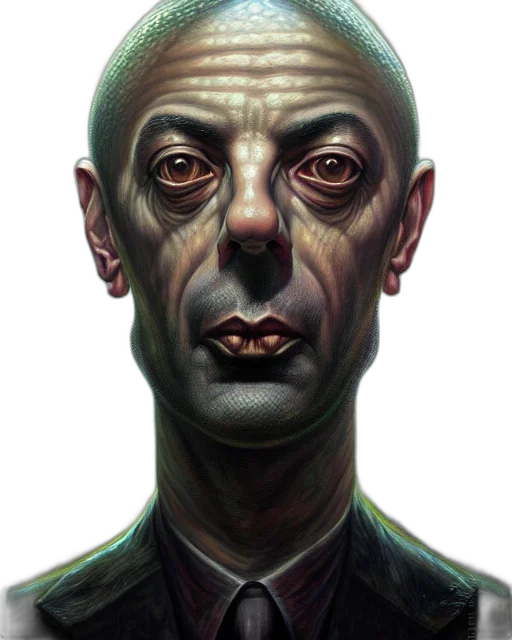 face, mask, staff, creature transparent PNG cut-out