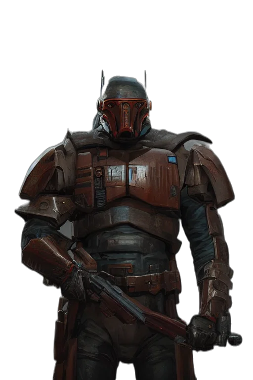 robot, staff, weapon, mask transparent PNG cut-out