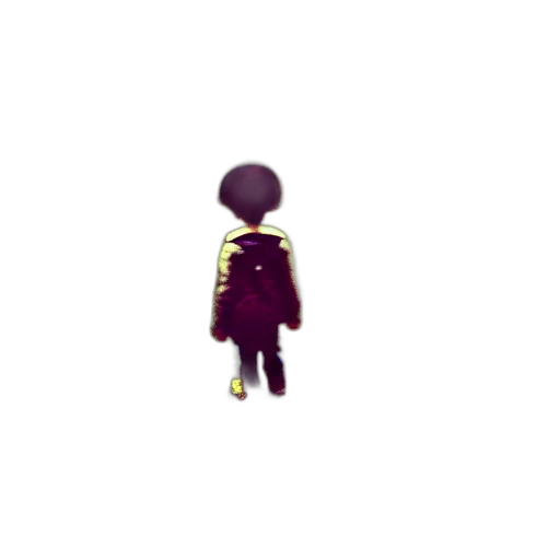 robot, staff, jacket, creature, pixel art, 3d render, concept art, cartoon transparent PNG cut-out