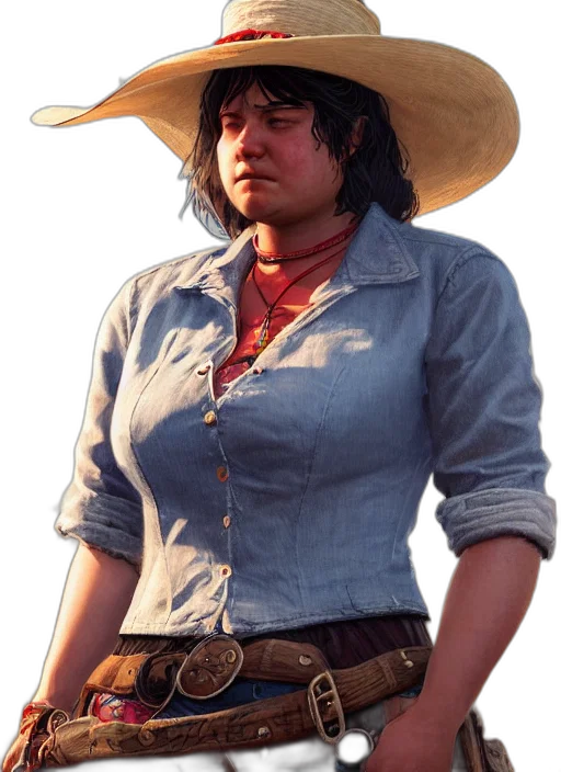 hat, staff, animal, photorealistic transparent PNG cut-out