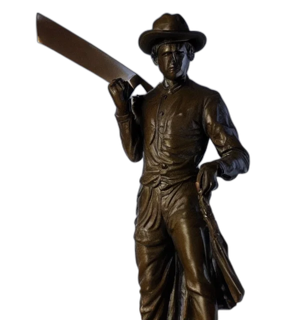 staff, weapon, sword, hat, 3d render, concept art, photorealistic, photo transparent PNG cut-out
