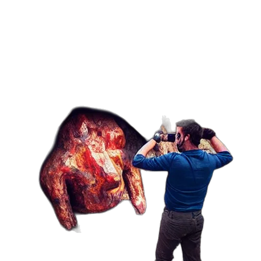 animal, creature, mask, weapon, photorealistic, concept art, 3d render, oil painting transparent PNG cut-out