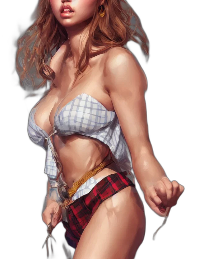 dress, comic book art, fantasy art, concept art, photorealistic, fire, beautiful, woman transparent PNG cut-out