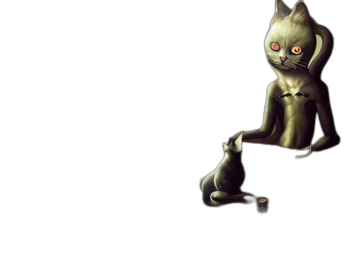 creature, robot, staff, animal, concept art, 3d render, pixel art, fantasy art transparent PNG cut-out