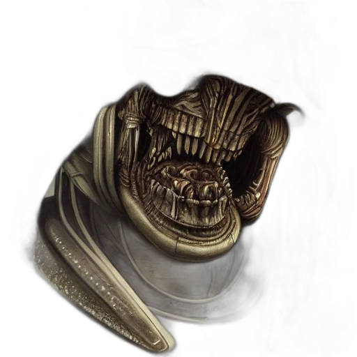 crown, mask, hat, shoes, concept art, photorealistic, fantasy art, 3d render transparent PNG cut-out