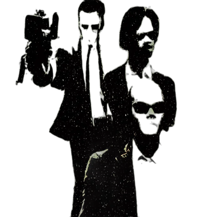 weapon, staff, jacket, comic book art transparent PNG cut-out