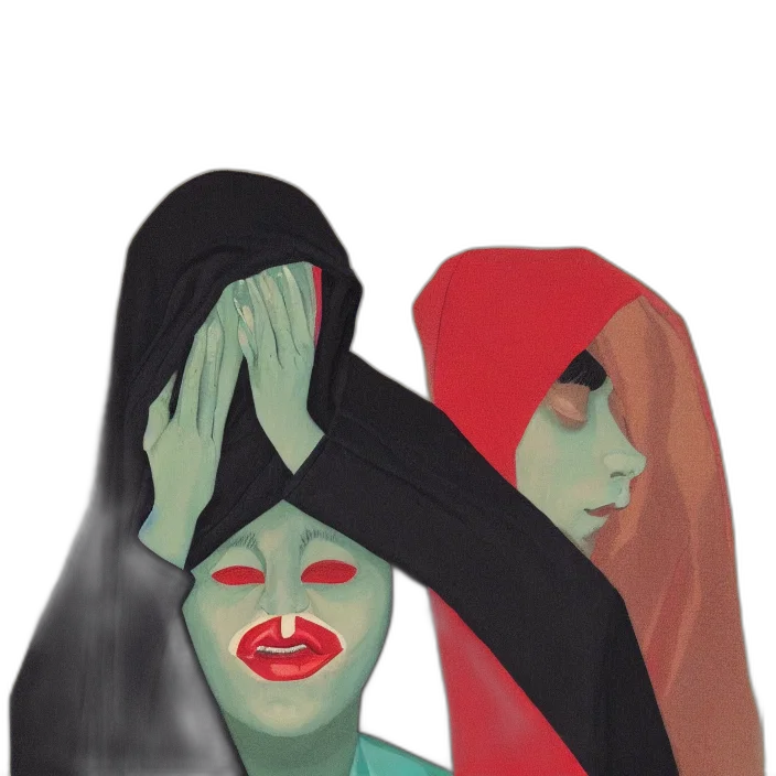 mask, face, hat, concept art transparent PNG cut-out
