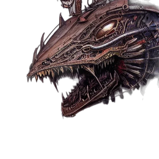dragon, mask, creature, face transparent PNG cut-out