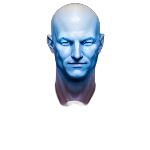 face, mask, robot, creature, photorealistic, 3d render, concept art, vaporwave transparent PNG cut-out